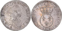 Frankreich Ecu Vertugadin Münze, Louis XV, Lille, réformé, SS -