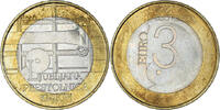 Slowenien 3 Euro Ljubljana capitale du livre, VZ, Bi-Metallic, KM:95 -