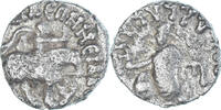 Drachm Münze, Azes II, S, Silber -