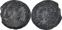 Follis Münze, Valens, Siscia, S+, Bronze, RIC:15b -