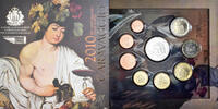 San Marino Set Euros Caravaggio, Coffret, STGL -