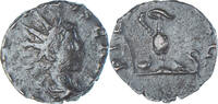 Antoninianus Münze, Tetricus II, Gaul, S+, Billon, RIC:255 -