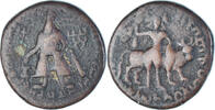 Tetradrachm Münze, Kushan Empire, Vima Kadphises, S, Bronze -