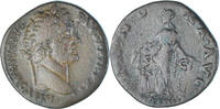Sesterz Münze, Antoninus Pius, Rome, SS, Bronze, RIC:840 -