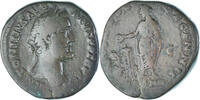 Sesterz Münze, Antoninus Pius, Rome, S+, Bronze, RIC:1009 -
