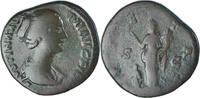 Sesterz Münze, Faustina I, Rome, S, Bronze, RIC:1379 -