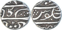 India 1/5 Rupee Münze, SS+, Silber -