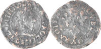 Frankreich Double Tournois Münze, Henri III, Lyon, S+, Kupfer, CGKL:66 -