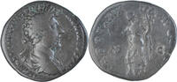 Sesterz Münze, Marcus Aurelius, Rome, S+, Bronze, RIC:902 -