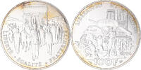 Frankreich 100 Francs Münze, Libération de Paris, Paris, UNZ, Silber -