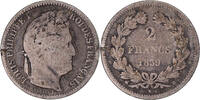 Frankreich 2 Francs Münze, Louis-Philippe, Rouen, S, Silber, KM:743.2 -
