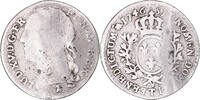 Frankreich 1/10 Écu au bandeau Münze, Louis XV, Nantes, S, Silber -