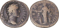 Sesterz Münze, Antoninus Pius, Rome, S+, Bronze, RIC:1031 -