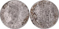 Spanien 4 Réales Münze, Joseph Napolean, Madrid, S+, Silber, KM:540.1 -