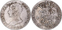 Spanien 4 Réales Münze, Joseph Napolean, Madrid, S+, Silber, KM:540.1 -