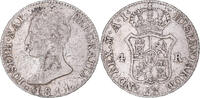 Spanien 4 Réales Münze, Joseph Napolean, Madrid, S+, Silber, KM:540.1 -