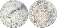 Frankreich 1/10 Écu au bandeau Münze, Louis XV, Lyon, SGE+, Silber -