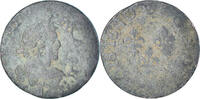 Frankreich Double Tournois Münze, Louis XIII, S, Kupfer -