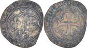 Frankreich Blanc au Soleil Münze, Louis XI, Contemporary forgery -