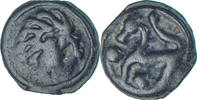 potin à la tête d’indien Münze, Senones, S+, Bronze -