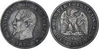 Frankreich 2 Centimes Münze, Napoleon III, Paris, SS, Bronze, KM:776.1 -