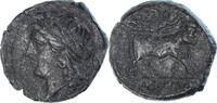 Æ Münze, Campania, Cales, SS, Bronze, SNG-ANS:184-7 -