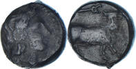 Æ Münze, Campania, Neapolis, SS, Bronze, SNG-Cop:493 -