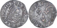 Frankreich Double Tournois Münze, Louis XIII, Saint-Palais, SS+ -