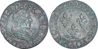Frankreich Double Tournois Münze, Louis XIII, Tours, SS, Kupfer -