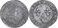 Frankreich Double Tournois Münze, Louis XIII, Tours, SS, Kupfer -