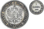 Finnland Markka Münze, Alexander III, Helsinki, SS, Silber, KM:3.2 -