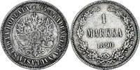 Finnland Markka Münze, Alexander III, Helsinki, SS, Silber, KM:3.2 -