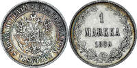 Finnland Markka Münze, Alexander III, Helsinki, SS+, Silber, KM:3.2 -