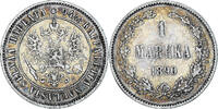 Finnland Markka Münze, Alexander III, Helsinki, SS+, Silber, KM:3.2 -