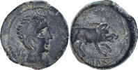 Quadrans Münze, Iberia - Castulo, SS, Bronze -