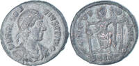 Follis Münze, Theodosius I, Siscia, SS, Bronze, RIC:27d -