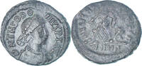 Follis Münze, Theodosius I, Heraclea, SS, Bronze, RIC:26b -