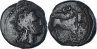 Æ Münze, Campania, Neapolis, S+, Bronze, SNG-Cop:494var -