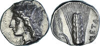 Stater Münze, Lucania, Metapontion, SS, Silber, HN Italy:1583 -