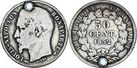 Frankreich 50 Centimes Münze, Louis-Napoléon Bonaparte, Paris, S -