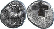 Siglos Münze, Thrace, Byzantium, S+, Silber -