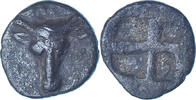 Hemiobol Münze, Troas, Lamponeia, SS, Silber -
