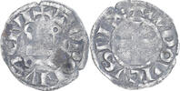Frankreich Denier Tournois Münze, Louis VIII-IX, S, Billon -