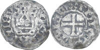 Frankreich Denier Tournois Münze, Philip II, Saint-Martin de -