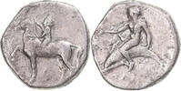 Nomos Münze, Calabria, Tarentum, S+, Silber, HGC:1-773 -