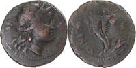 Semis Münze, Bruttium, Hipponion, S+, Bronze, SNG-Cop:1840 -