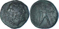 Quadrans Münze, Bruttium, Petelia, S+, Bronze, HN Italy:2461 -