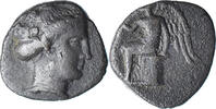 Triobol Münze, Bruttium, Terina, S+, Silber, HN Italy:2632 -