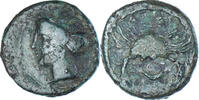 Æ Münze, Bruttium, Terina, S+, Bronze, HN Italy:2646 -