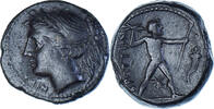 Æ Münze, Bruttium, SS+, Bronze, SNG-Cop:1681 -